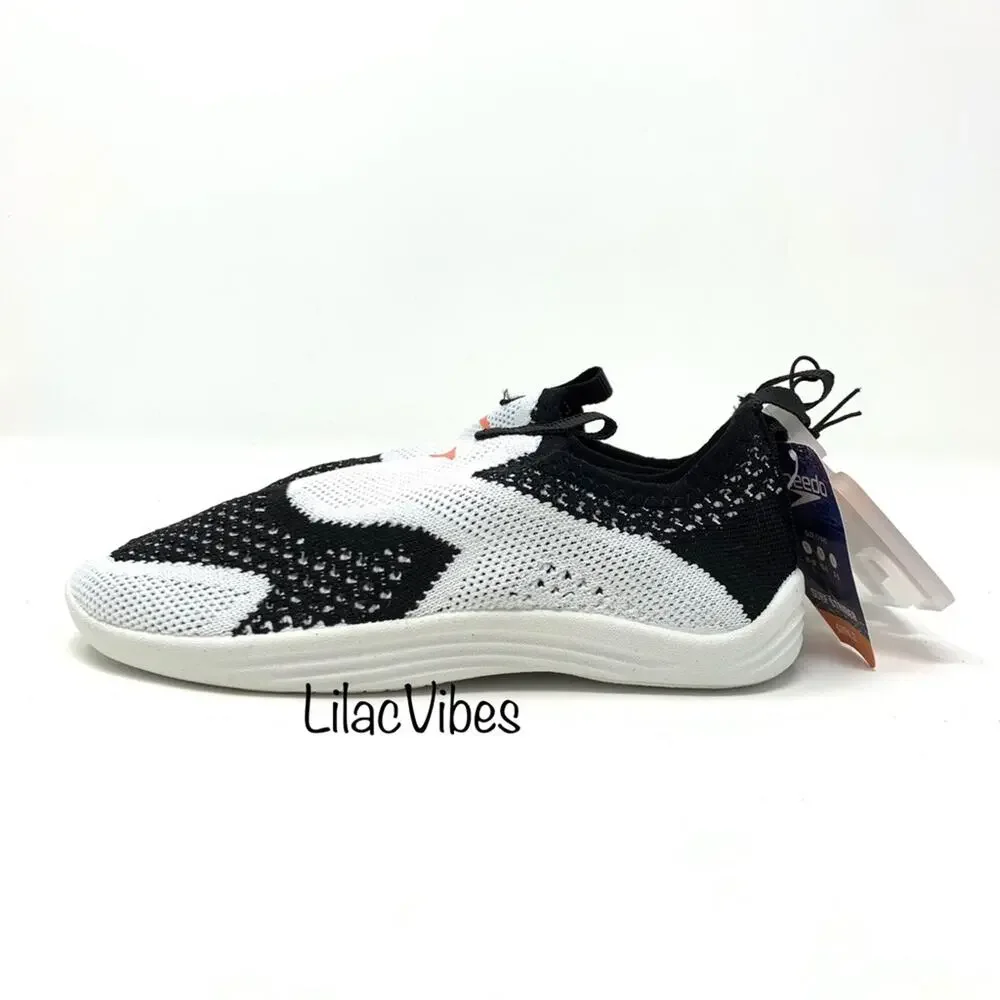 Speedo‎ Surf Strider Water Shoes White Black Small Size 11/12